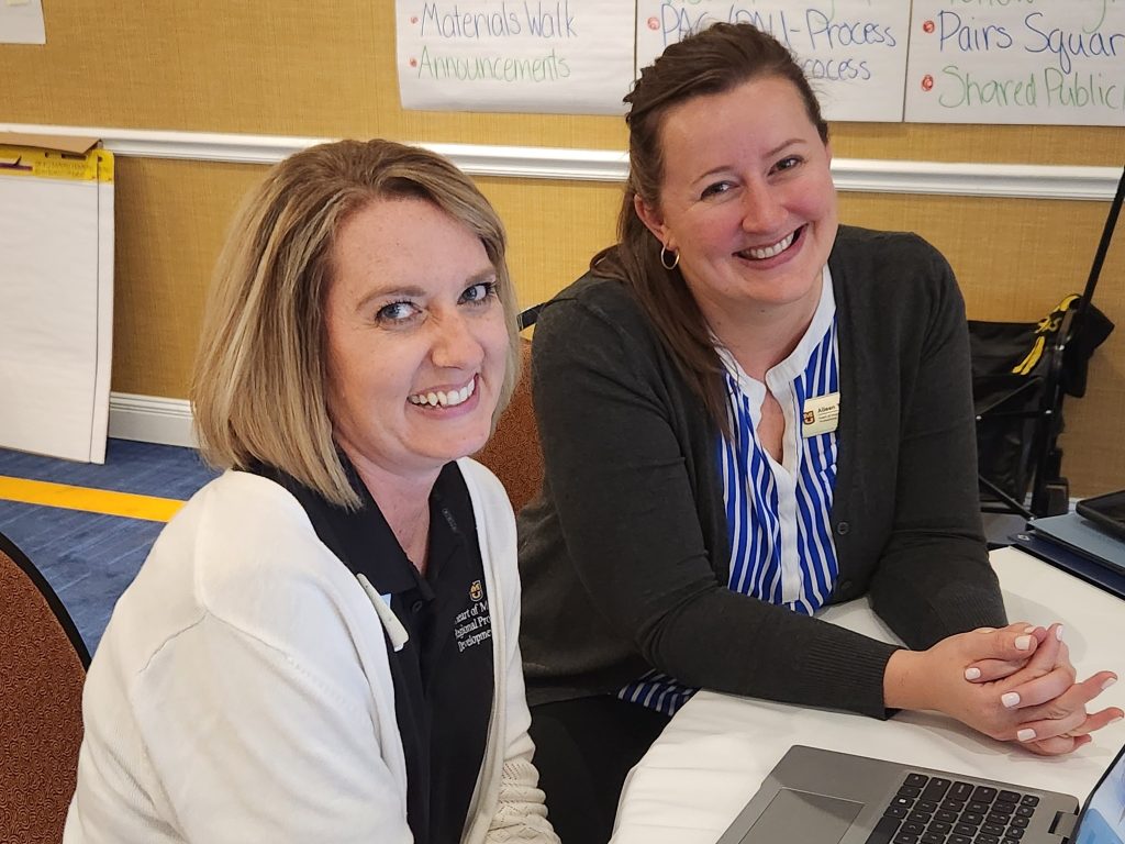 Consultants Debbie Schroer (Left) and Aileen Farr (Right).