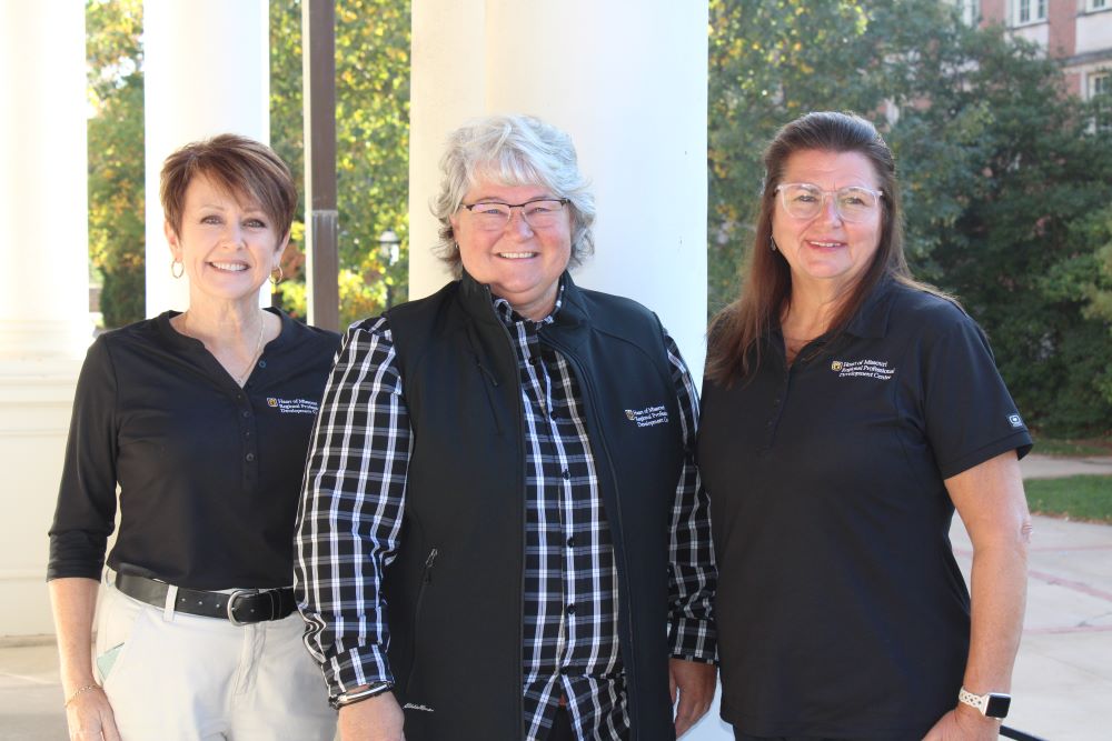 MLDS consultants (from left to right): Lori Rost, Kim Presko, and Gena McCluskey
