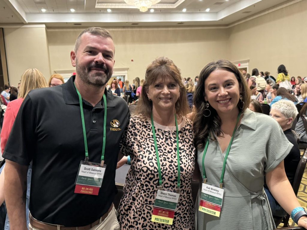 PBIS Consultants Scott Salmons, Dr. Sherri Thomas and Kali Binkley.